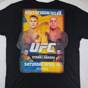UFC Gustafsson vs Silva 2012 Fight Night Men's T Shirt Size XL New with Tags